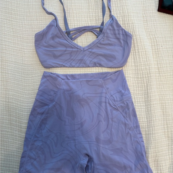 Paragon Fitwear Other - Paragon Fitwear Lavender Sports Bra and Shorts Set